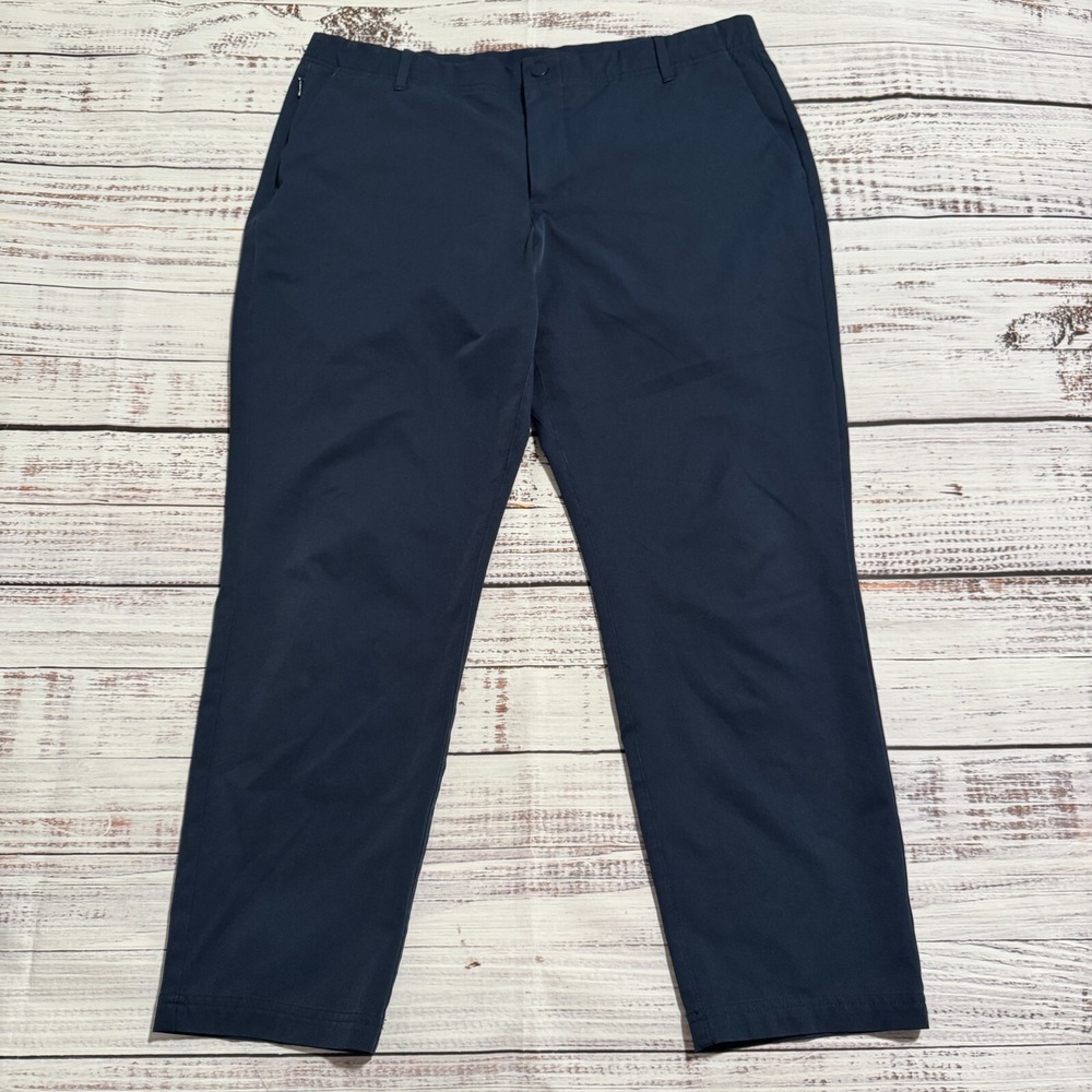 Mondetta Stretch Golf‎ Pants Casual Blue Men's Size 38x29 (Fits 38x27)